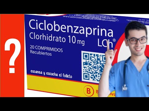 Vídeo: Ciclobenzaprina: Efectos Secundarios, Dosis, Usos Y Más
