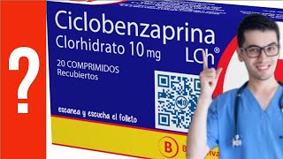 CICLOBENZAPRINA para que sirve la Ciclobenzaprina | Y MAS!! 💊 Descanso, fisioterapia, Dolor