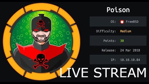 Hack The Box - Poison Live Attack