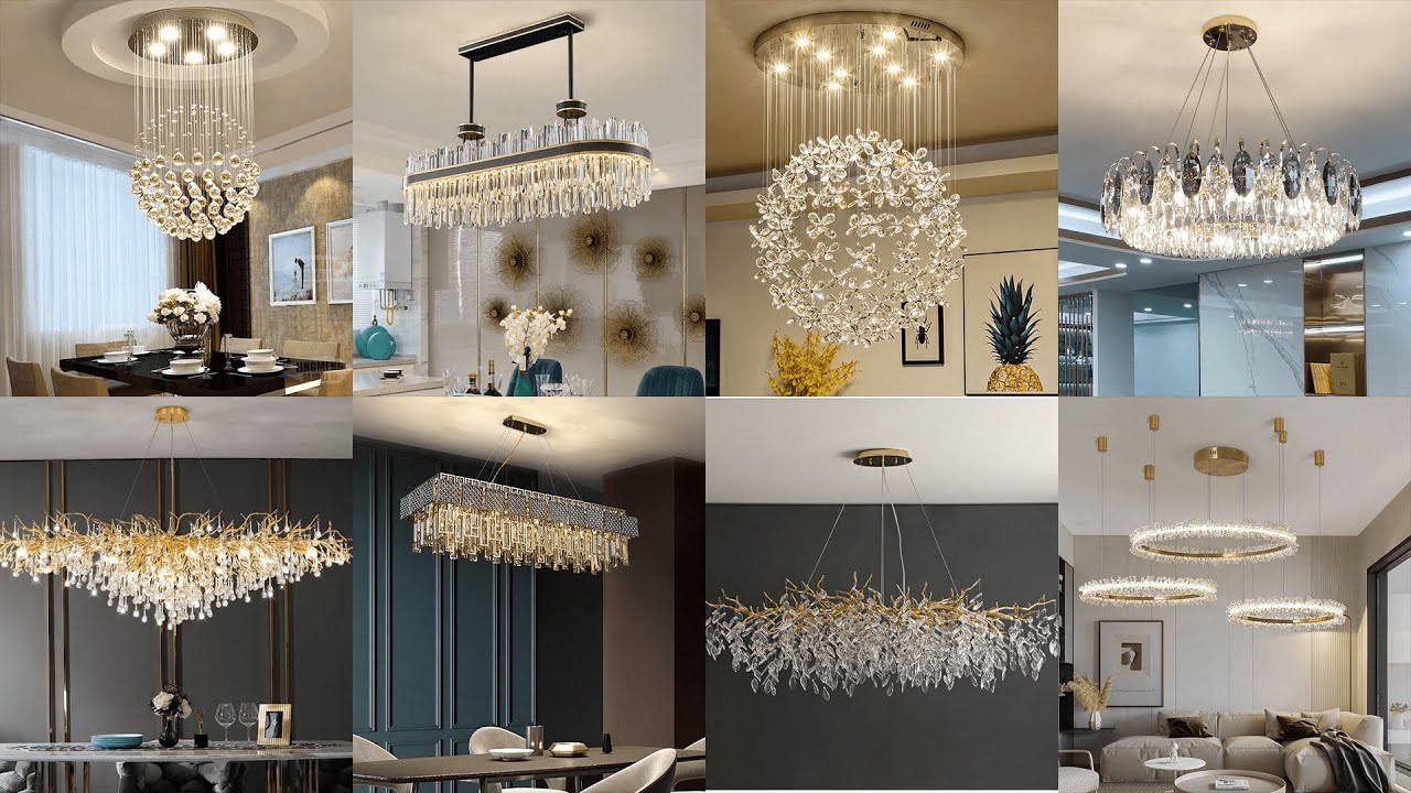 Elegant Crystal Chandeliers: Adding Glamour to Your Interiors - YouTube