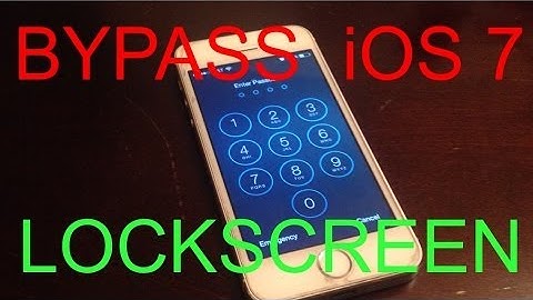How To Bypass iOS 7.1.1  Lockscreen In Under 5 Seconds