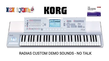 Korg M3 Exb Radias Custom Demo SOUNDS - No talk