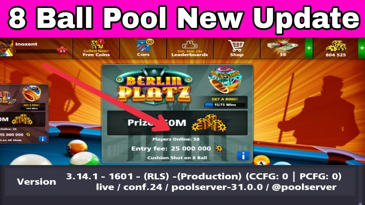 New Update 8 Ball Pool 3.14.1 [easily Transfer Coins] - 