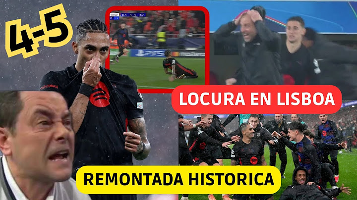 💥 REMONTADA EPICA del BARÇA al BENFICA 4-5 y RAPHINHA que DESATA LA LOCURA en UN PARTIDO SURREALISTA