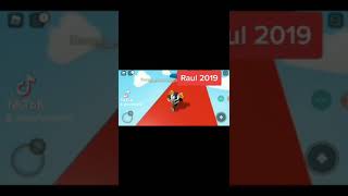 Evolução Do Roblox Raul 2018, Raul 2019, Raul 2020 E Raul 2021