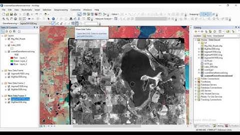 ArcGIS: Georeferencing an Image to a Referenced Image in ArcMap