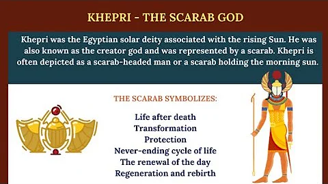Khepri, il dio scarabeo egizio | Mitologia e storia antica