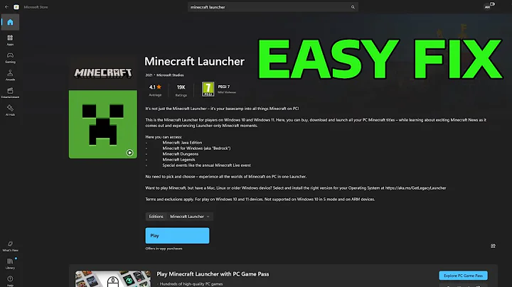 How To Fix Minecraft Launcher Not Downloading or Installing Microsoft Store