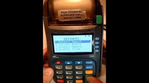 PAX S80 Tutorials: How to Print an Old Batch