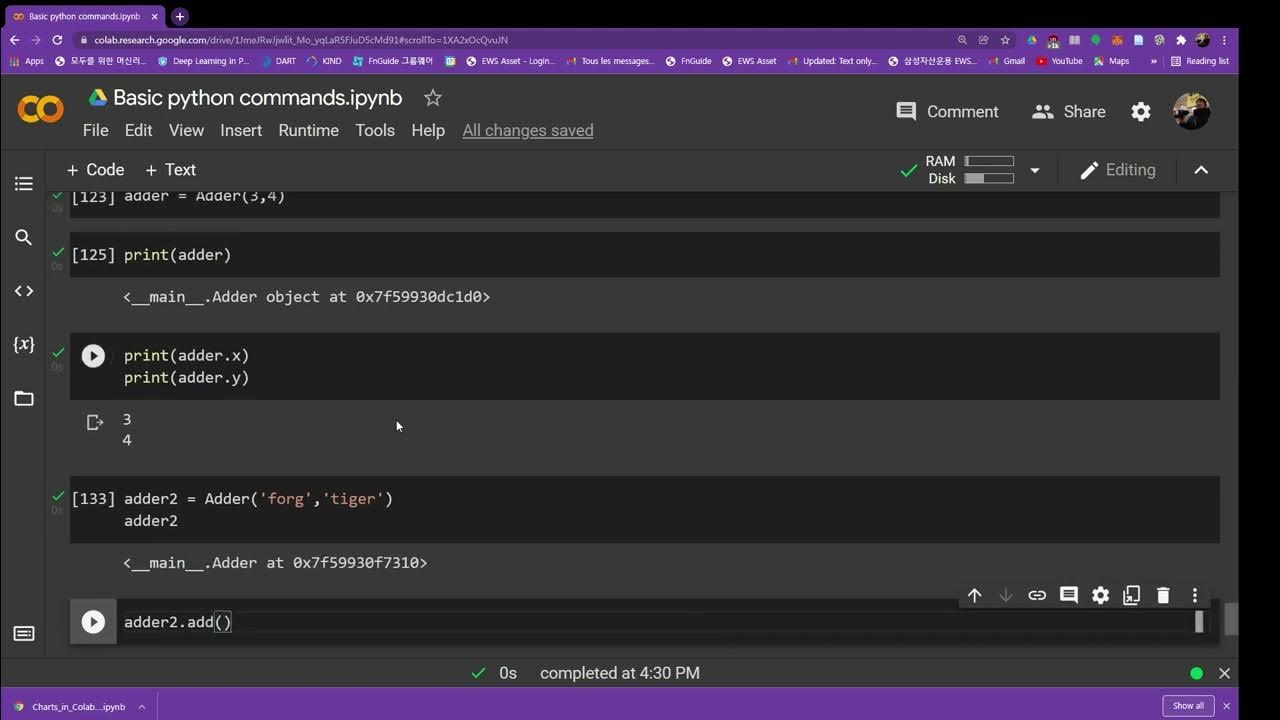 Basic python commands 2 - YouTube