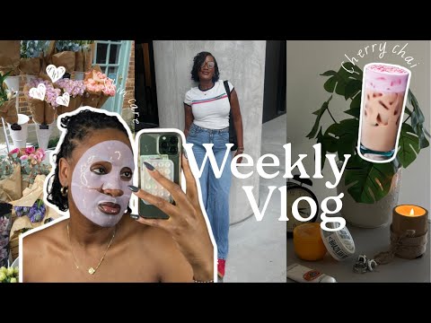 Weekly Vlog: Job hunting updates, focusing on my health, trying the iced Cherry Chai latte + more