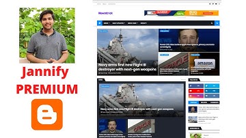 Jannify Blogger Template Full Customization | Blogger Premium Template FREE | Mr Programmer