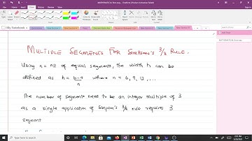 Numerical Integration (Simpson