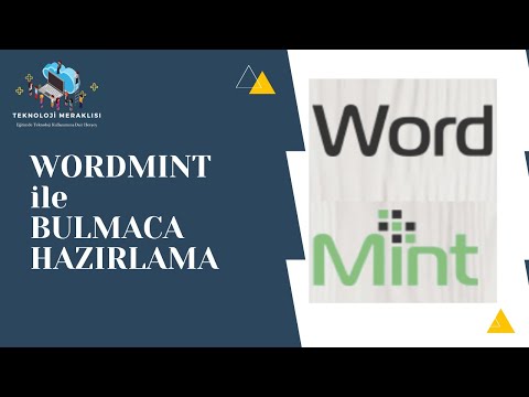 WORDMINT: Basılı Bulmaca Oluşturma/ Çapraz Bulmaca/ Kelime Yığını/ Kelime Eşleştirme