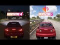 Forza Horizon 5 - 4 Mitsubishi Evo X Sound Comparison (FH 5 VS FH 4)