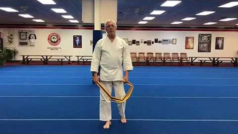 How to tie your belt (obi)