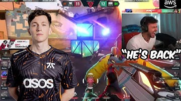 SEN Tarik REACTS To FNC Boaster INSANE 4K CLUTCH In VCT Champions