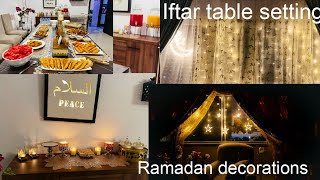 iftar table setting/ramadan decorations/how to set iftar buffet table #buffet #iftartable (part 2)