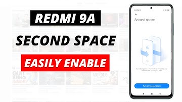 how to enable second space in redmi 9A | redmi 9A second space | Second Space In Redmi 9A