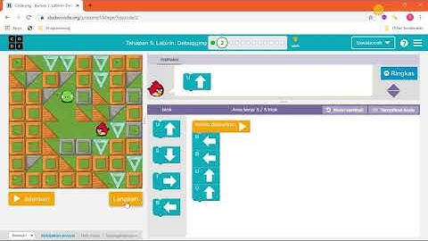 Belajar Coding Anak TK SD  - Logika Dasar - Tutorial 04 Maze Debug