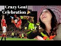 Crazy Goal Celebration in Football REACTION