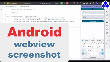 How To Take Screenshot Android WebView