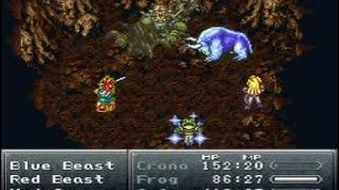 Chrono Trigger Boss #16 Imp and Red and Blue Beast