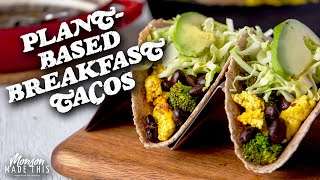 Quick and Easy Plant-Based Breakfast Tacos - Delicious WFPB Recipe (GF - oil-Free option)