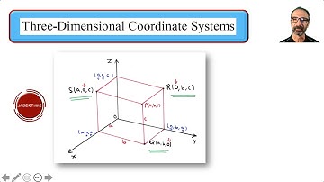 Three-Dimensional Coordinate Systems.