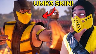 FINALLY THE UMK3 SCORPION SKIN is in Mortal Kombat 1!