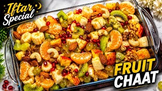 Fruit Chaat Recipe for Iftar || How to make Perfect Fruit Chaat || Fruit Salad Recipe #food #iftar screenshot 1