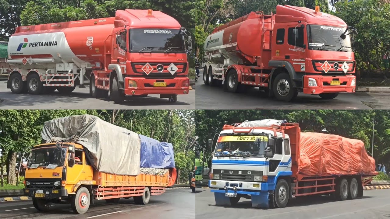 Spotting Indonesian Trucks at Surabaya Perak | Fuso, Actros, Ranger