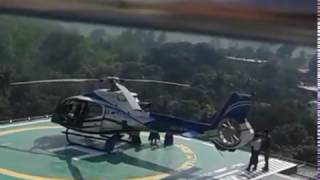 Helicopter Landing on Building