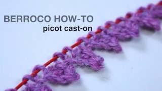 Picot Cast-on Method for Greenwood Shawl Knitting Pattern