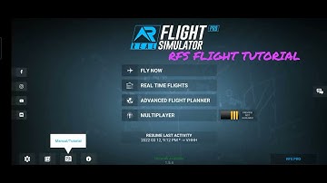 RFS FLIGHT TUTORIAL TAXI TO RUNWAY GAME PLAY