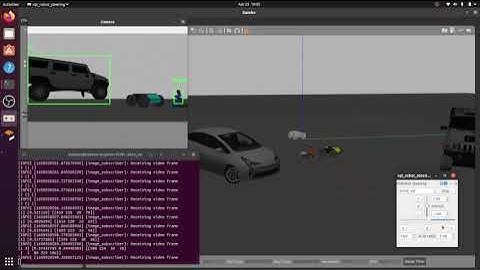 Robot Model Object Recognition Demonstration in Gazebo using ROS2