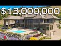 Inside a $13,000,000 MEGA MANSION with Lake and Mountain Views!