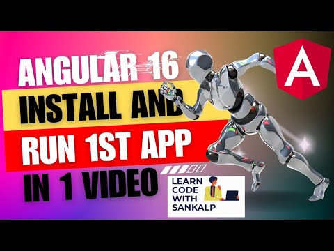 Ep.1 Install and run first application of angular 16 in windows. - YouTube