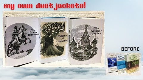 DIY Dust Jackets - The Bronze Horseman