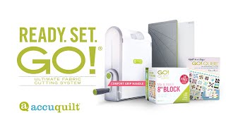 AccuQuilt Ready Set Go! Ultimate Fabric Cutting System