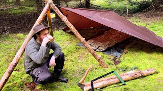 Plow Point TARP Shelter! | Thetford Forest HISTORY