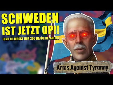 Der *NEUE* 20€ DLC SCHWEDEN FOCUS TREE ist ZU STARK!! 🤯 Arms Against Tyranny | Hearts of Iron 4