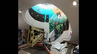 GDC Lobby Mural Timelapse by The Broomfield Channel 297 views 5 months ago 2 minutes, 7 seconds