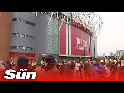 Live: Manchester United fans protest against owners