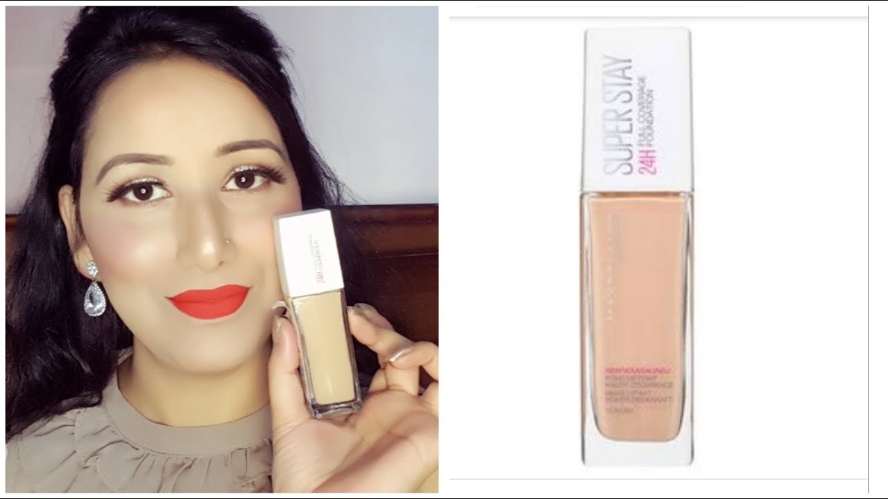 * New* Maybelline super stay 24 hours foundation| Review - YouTube