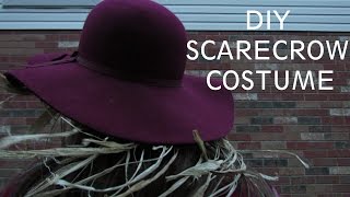 Last minute DIY Scarecrow Costume!