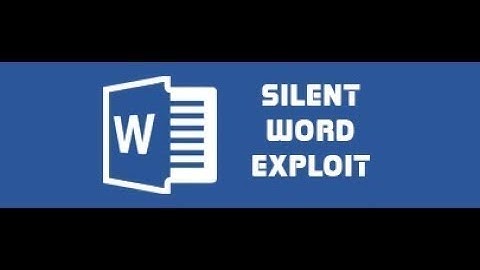 Word Silent Exploit Builder 2017 - realse V4.4 Works on All Versions