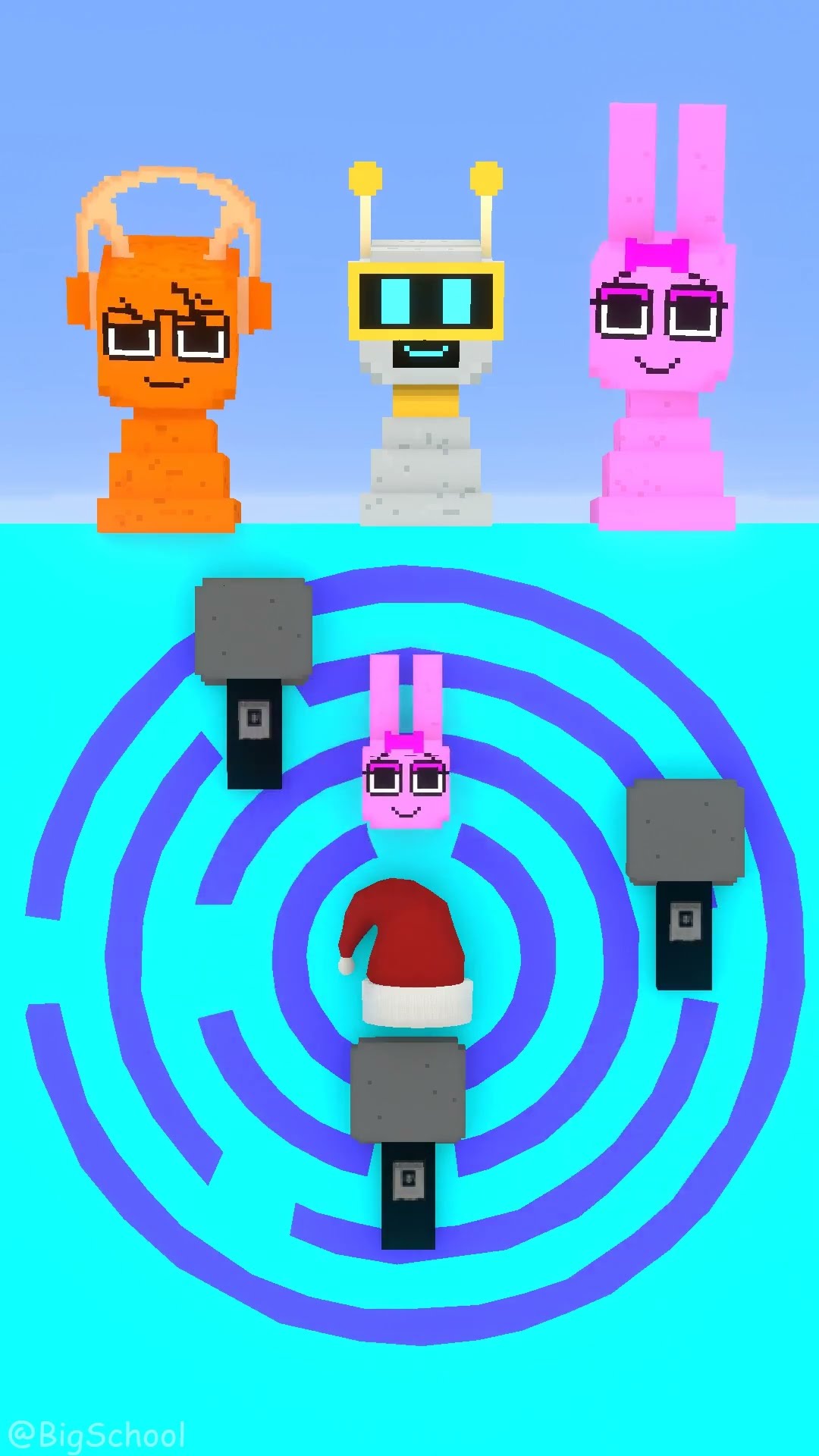 Who will get the hat for Green? Oren, Pinki, or Fun Bot? ?
