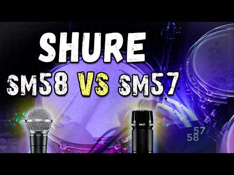 Тест микрофонов SHURE sm58 vs SHURE sm57 Запись SNARE!