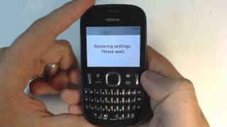 Nokia Asha 200 factory reset